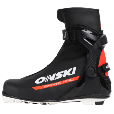 Ботинки для беговых лыж ONSKI Skate Pro S86323 черный/красный 45 р.