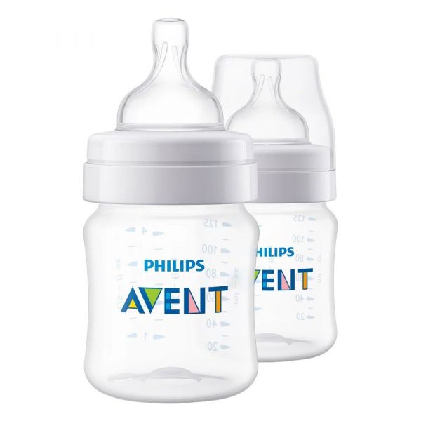 Бутылочка для кормления Philips AVENT Anti-colic SCF810/27 бесцветный, белый 0,125 л